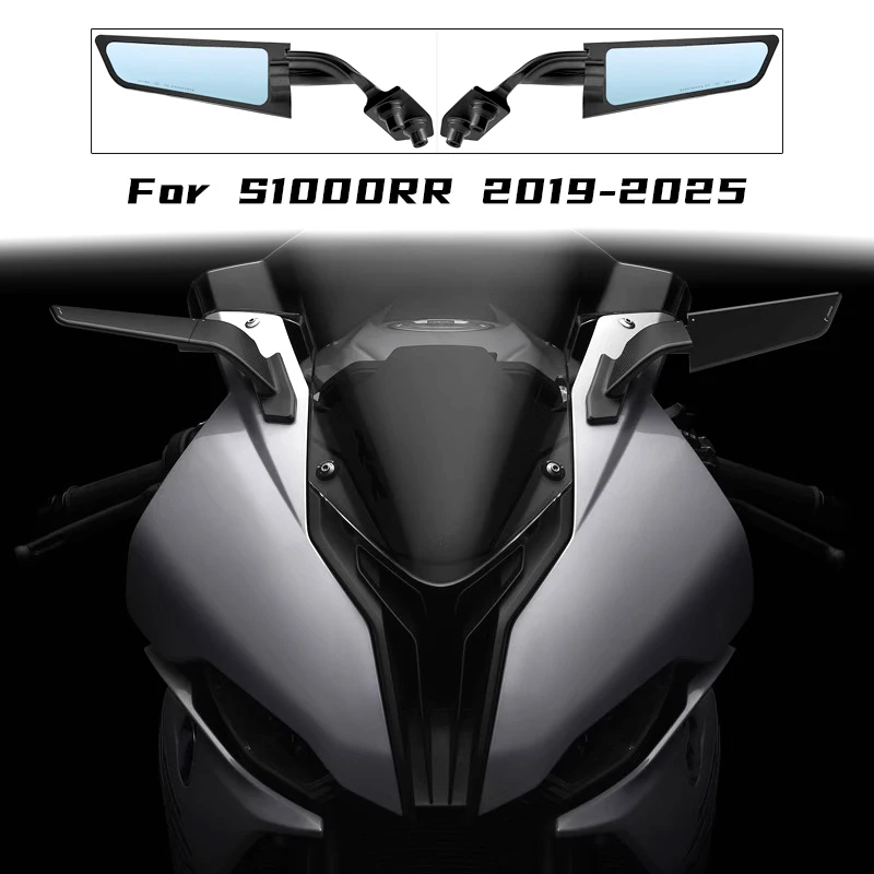 

Зеркало заднего вида S1000RR для BMW S1000RR 2019 2020 2021 2022 2023, комплекты зеркал Stealth Sport Winglet, регулируемые зеркала Stealth