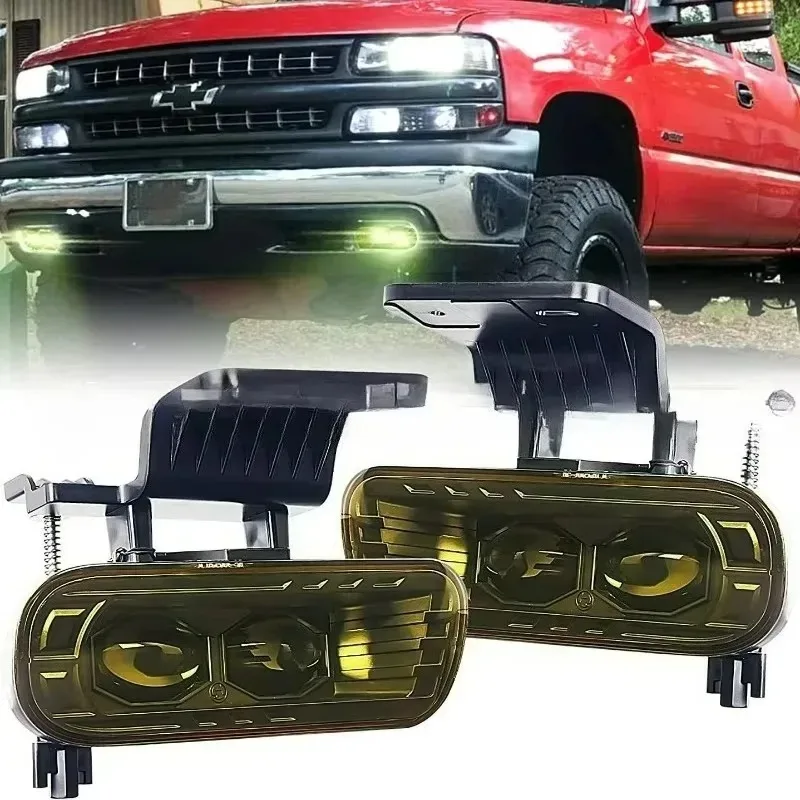 

1999-2002 for Silverado 1500 2500 Silverado 3500 Tahoe Suburban Bumper Driving Lam Poer LED Fog Lights