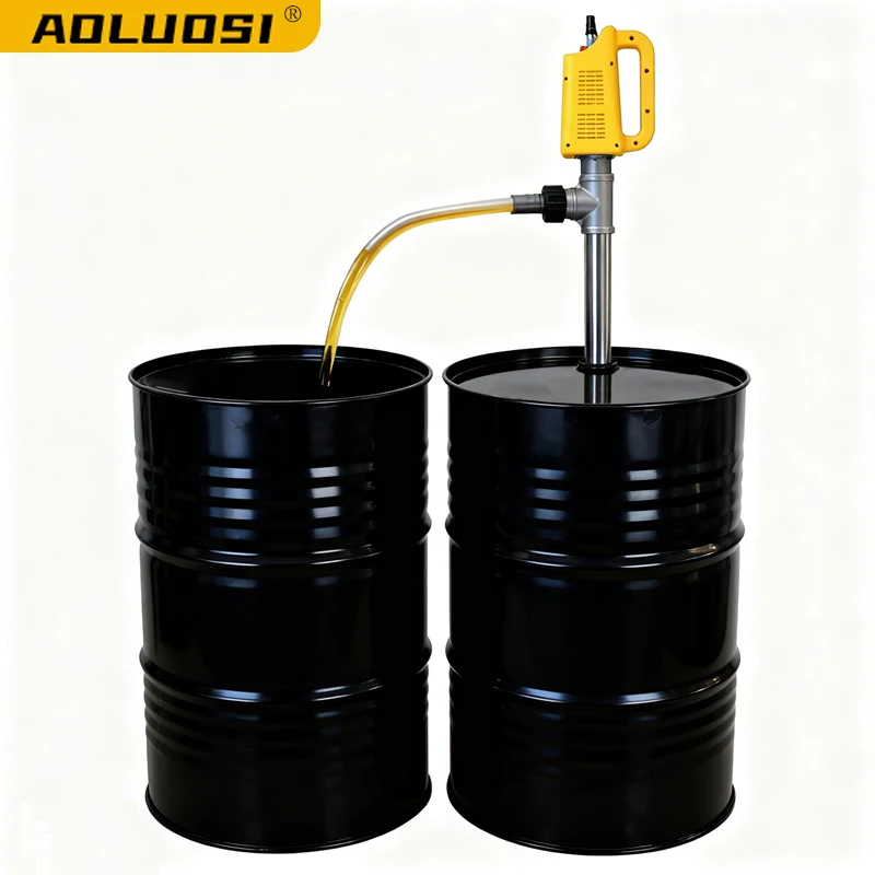Pneumatic Drum Pump Transfr Pneumatic Turbine Chemical Liquid Transfer Pump Single-Stage Stainless Steel 304 Drum Pump