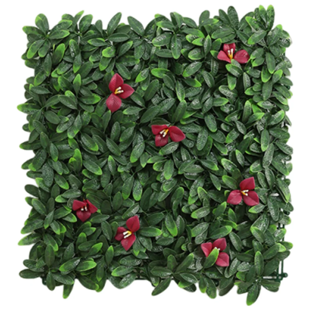 

DIY Artificial Plant Wall Panel Eternal Life Flower Simulation Maple Plant Sheet Durable Green Fake Green Grass Mat