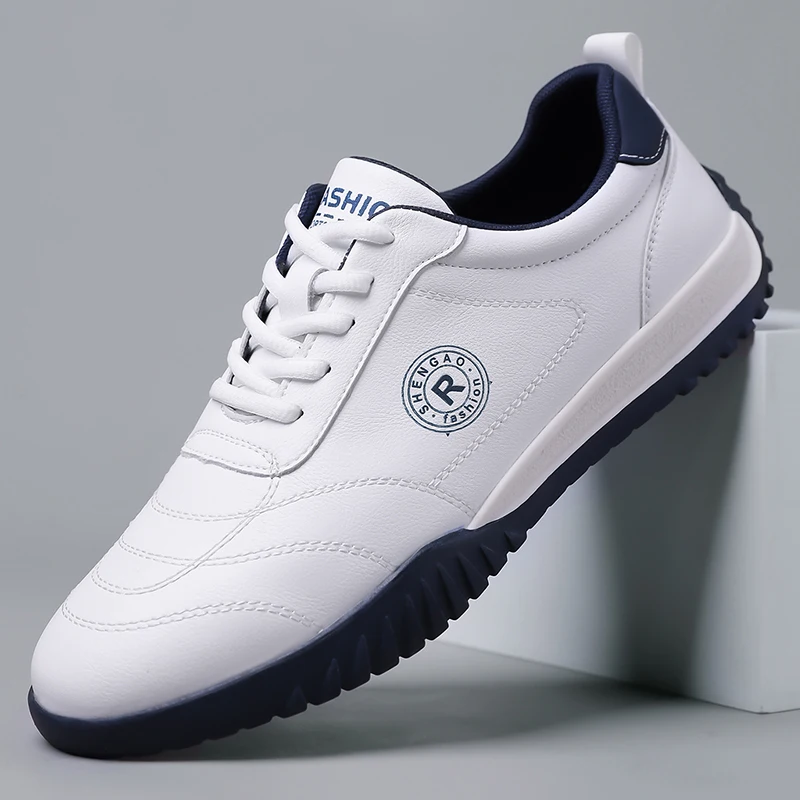 

Men's Sneakers Versatile Running Shoes Male Platform Leather Vulcanized Shoes Breathable Men Casual Sport Outdoor Walking Shoe