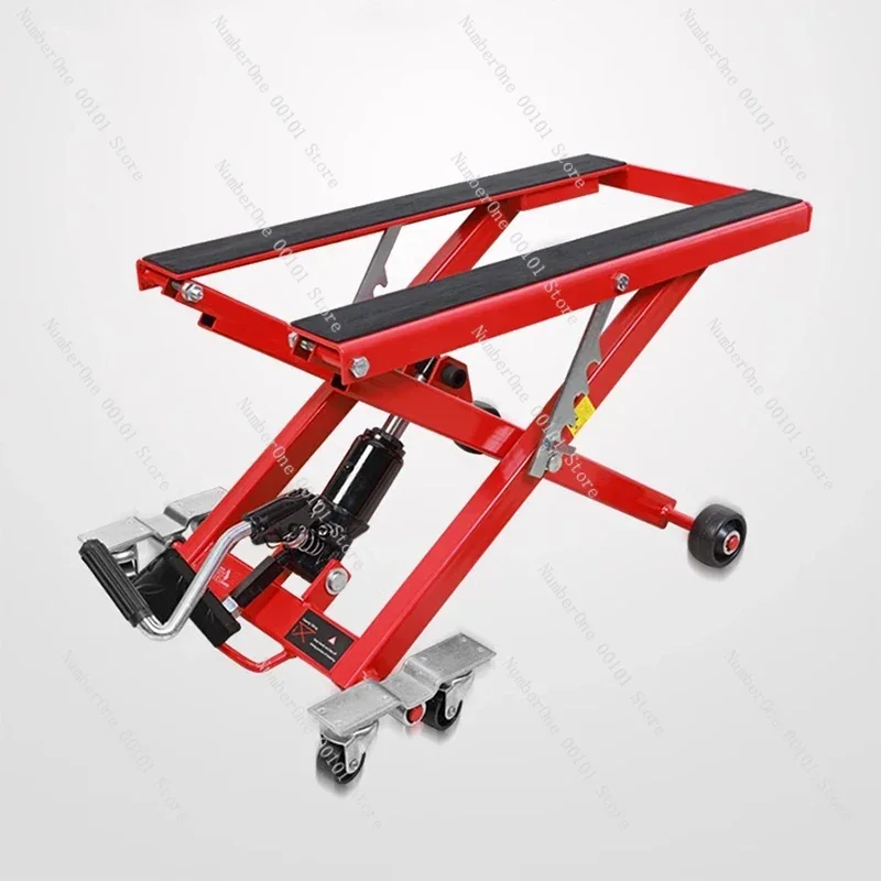 Motorcycle lifting equipment Portable lift Hydraulic maintenance household 450KG 110-400MM lifting height