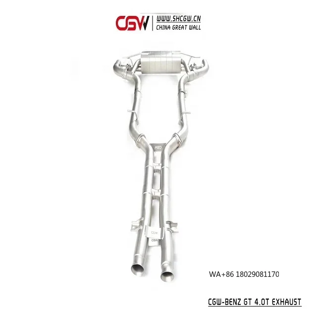 

Premium Quality Titanium Valve Exhaust Muffler Piping for GT 4.0T Catback System