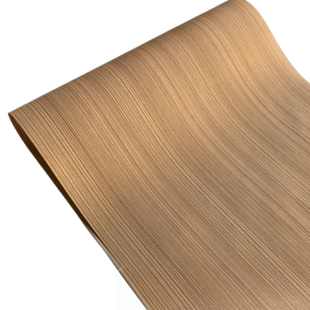 Midori Straight Grain Engineered wood veneer, 0.2mm, 250x58cm, For Watch Box & Artistic Inlay.(Backing Non-woven Fabric)