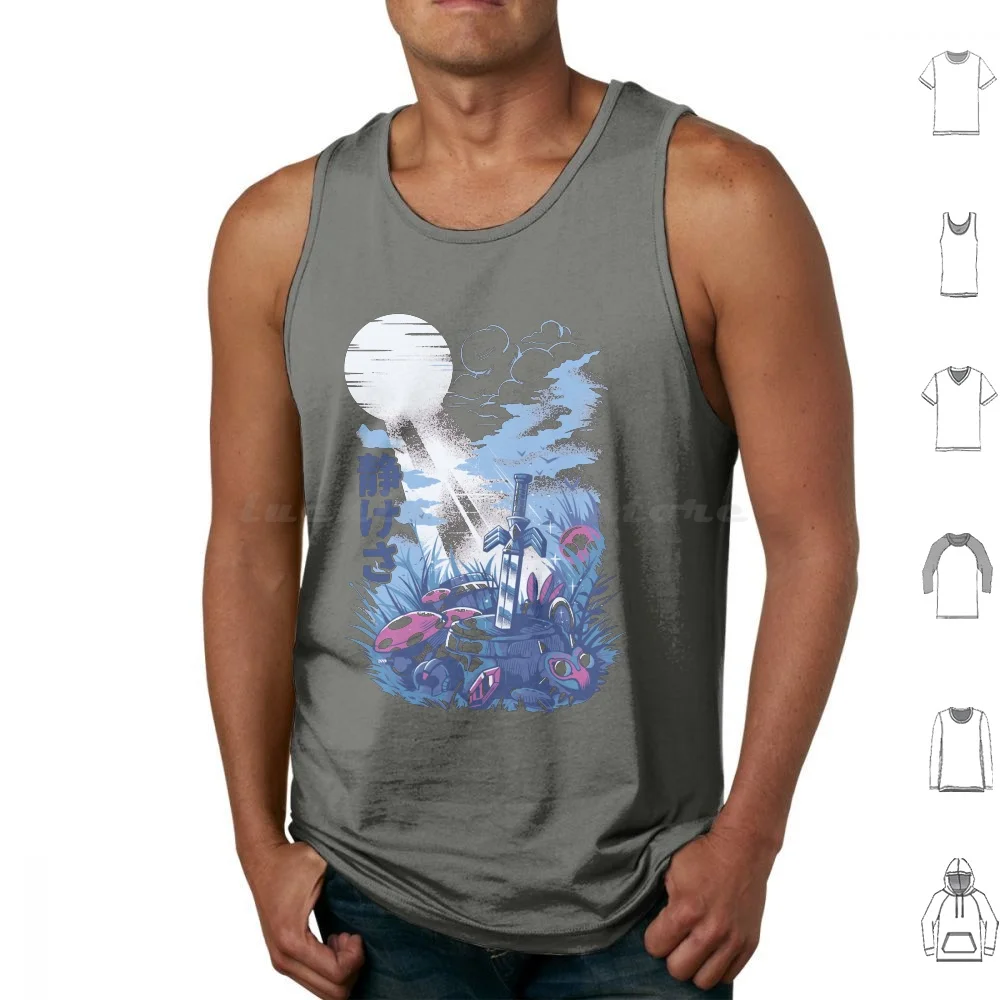Games On The Woods Tank Tops Vest Sleeveless Videogame Game Notalgic Retro Vintage Oldschool Japan Geek Adventure Woods