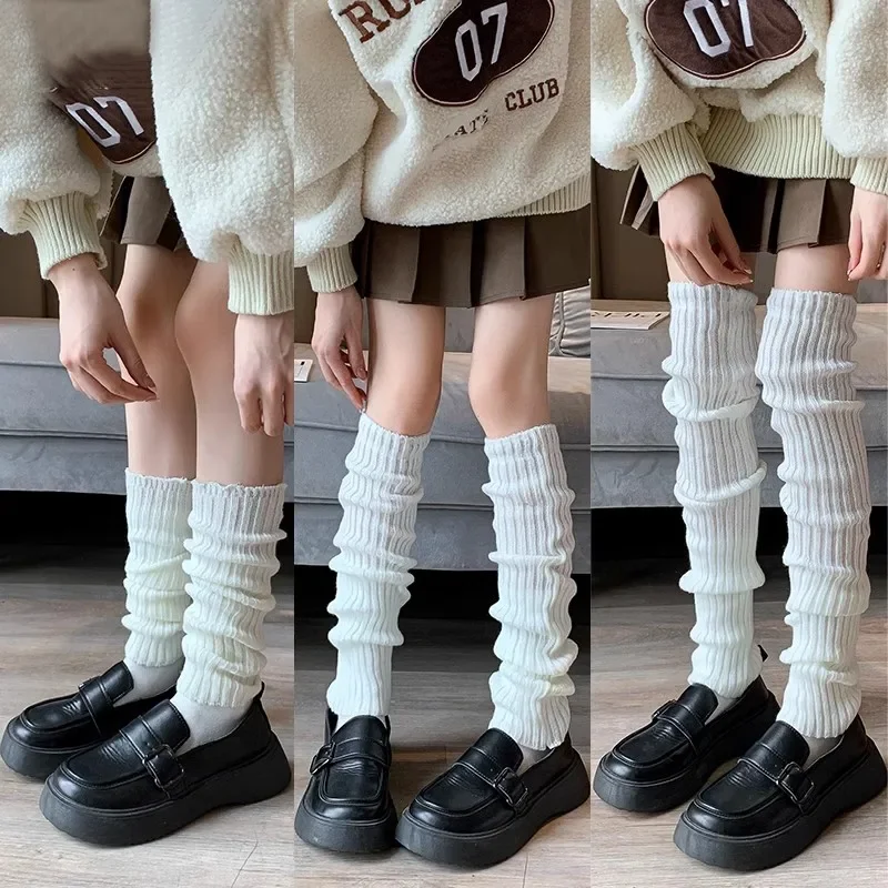 40/50/70CM Over de knie Japanse JK Uniform Beenwarmers Koreaanse Lolita Meisjes LANGE Sokken Meisjes Stapel Sokken Voet Warming Cover