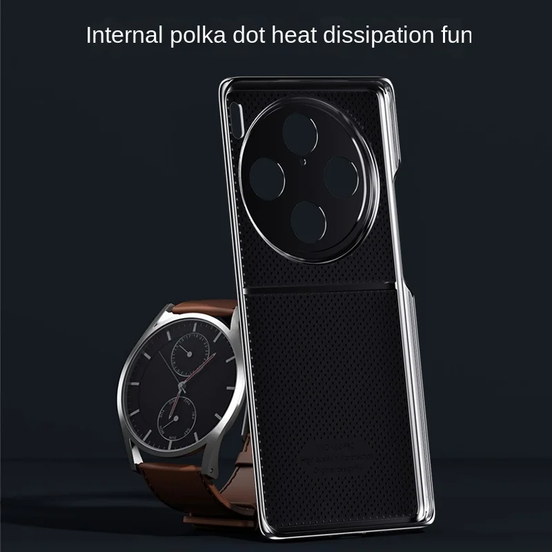 For VIVO X100 X90 Pro Plus Case Luxury PU Leather Skin Lens Protective Back Cover Case For VIVO X100Pro Full Cover Phone Shell