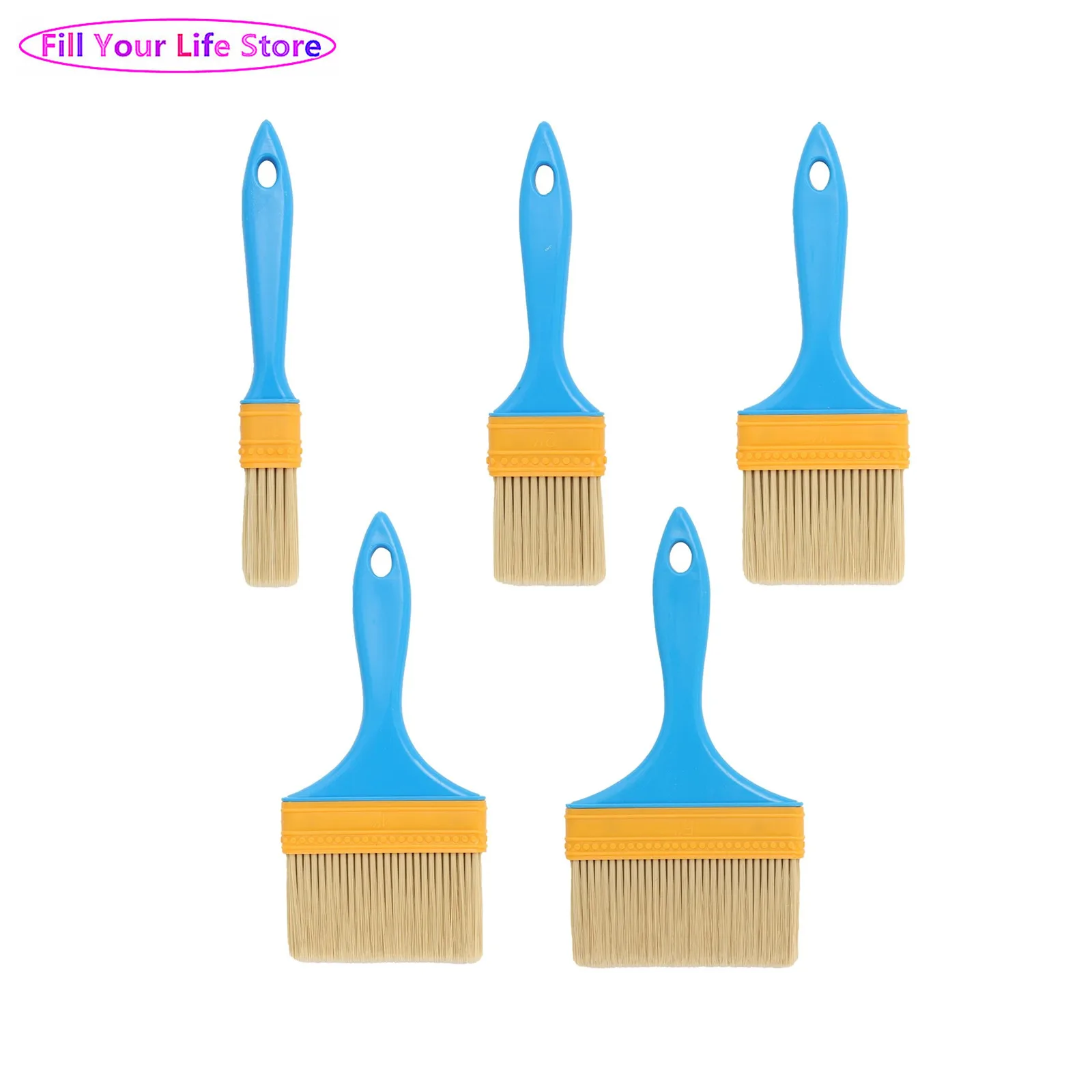 

Plastic Bristle Brush Home Accessory Cleaner Tools for Brushing Paint Sausage Powder Hand Grasp Pie Sauce Cleaning