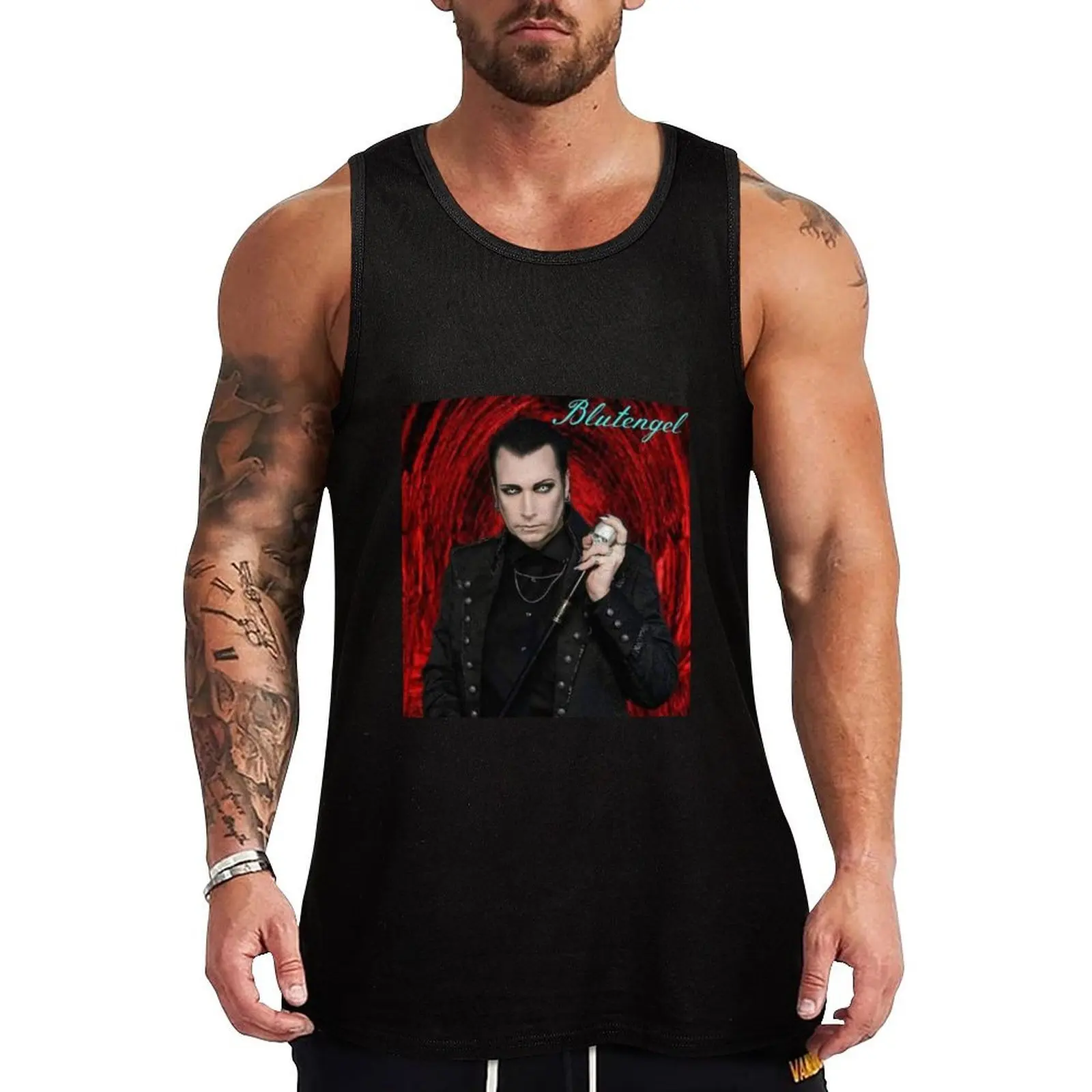 blutengel Tank Top Sleeveless Sports Tank Top Gym Training Moisture Wicking
