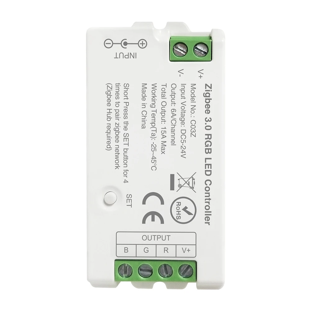 Zigbee 3.0 WiFi LED Controller, แถบ RGB 2.4GHz