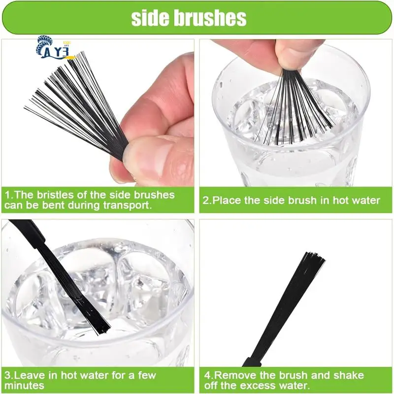 AY03-Para Eufy L60/ L60 SES/ L50/ L50 SES Robot aspirador Cepillo Lateral principal filtro Hepa paño de mopa bolsas de polvo piezas