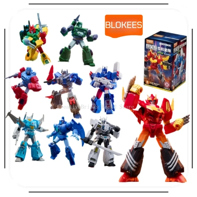 Blokees Transformers Galaxy Version Wave11 The Lost Light Rodimus Prime Articulated Building Block Figure Assemble Toys