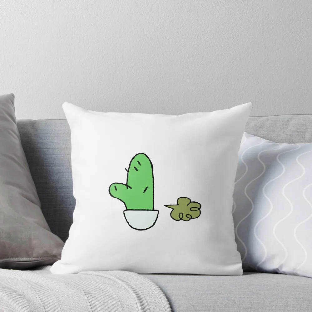 

Clarence Farting Cactus Throw Pillow Covers For Sofas Pillow Case Christmas Elastic Cover For Sofa pillow