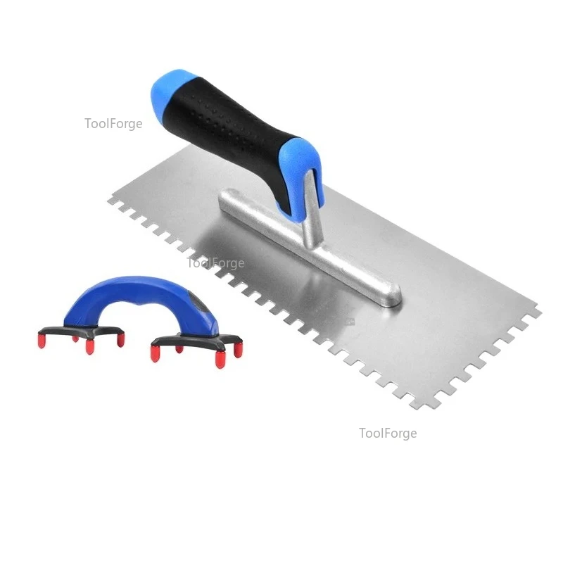 Multifunctional Decoration Stainless Steel California Square Notched Trowel For Large Format Tiles