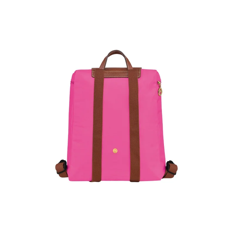 LONGCHAMP Le Pliage Cow Leather Canvas Backpack Mini Women's Pink 1699089P73 view 3