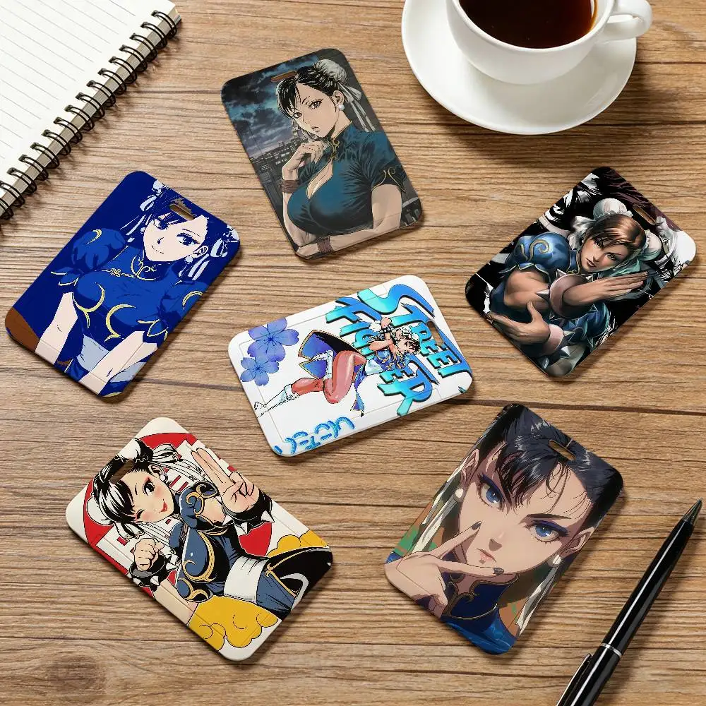 

Чехол для карт Game S-Street Fighter Chun-Li, деловой чехол для визитных карточек, держатель для бейджей, унисекс, чехол для кредитных карт, деловой чехол для проездных билетов
