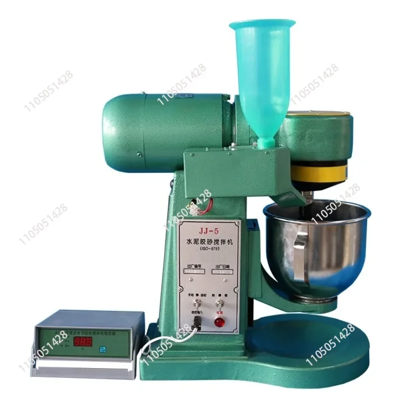 1PV 220/380V cement mortar mixer type Cement mortar mixer JJ-5 cement mixer 5L plastic sand machine