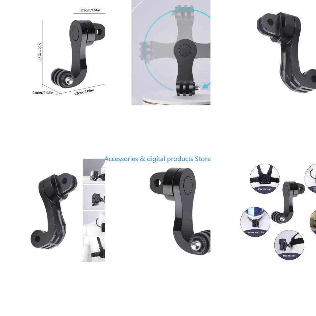 77JD 3 Way Positioning Stability OptimizedLightweight ABS Construction Bracket