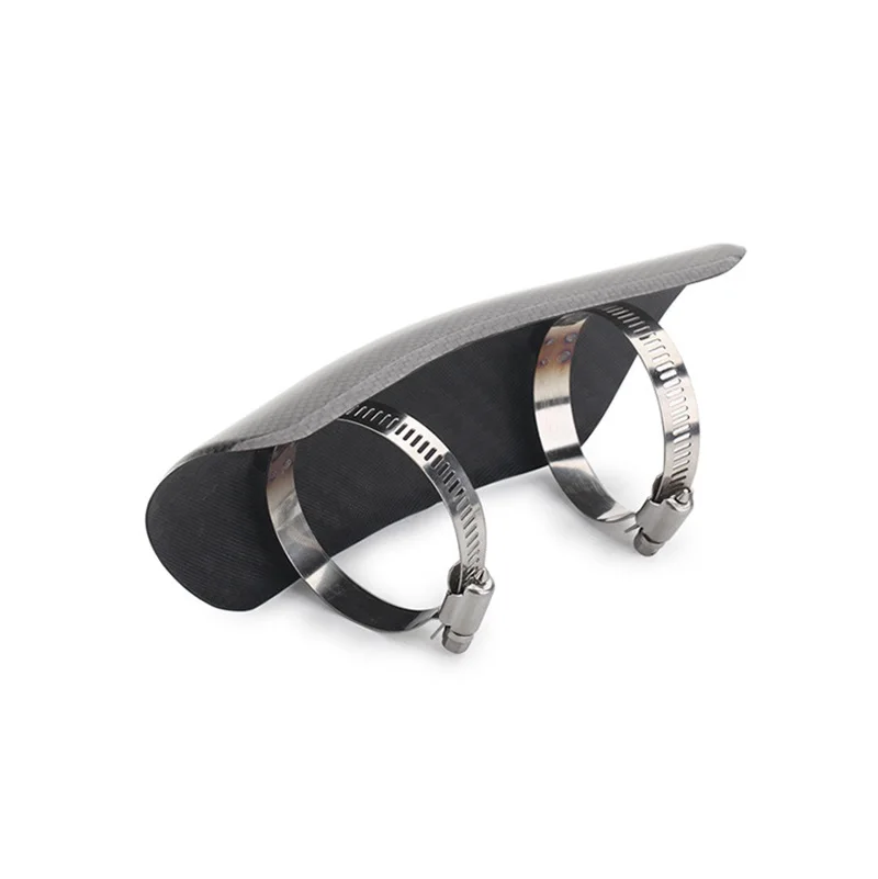 For Universal Motorcycle AR SC AK Exhaust Heat Shield Cover Muffler Link Pipe Protector Guard Anti-scalding Cover view 5