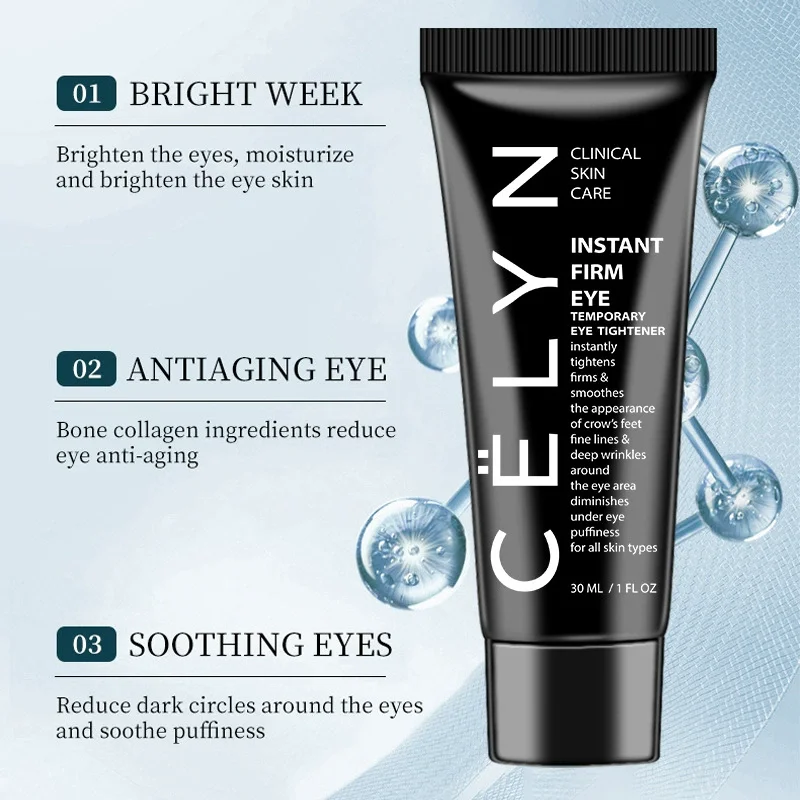 CELYN Instant Firm Eye Tightener, Anti-Wrinkle Eye Cream, Reduces Puffiness, Fine Lines & Crow's Feet for All Skin Types 30ml - view 5
