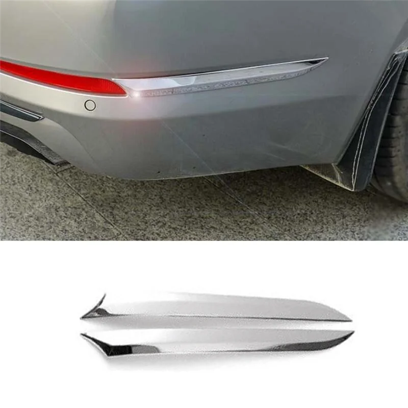 2 pçs exterior do carro luz de nevoeiro traseira lâmpada tira guarnição para bmw série 5 g30 g38 2018-2022 Replacement-N30R