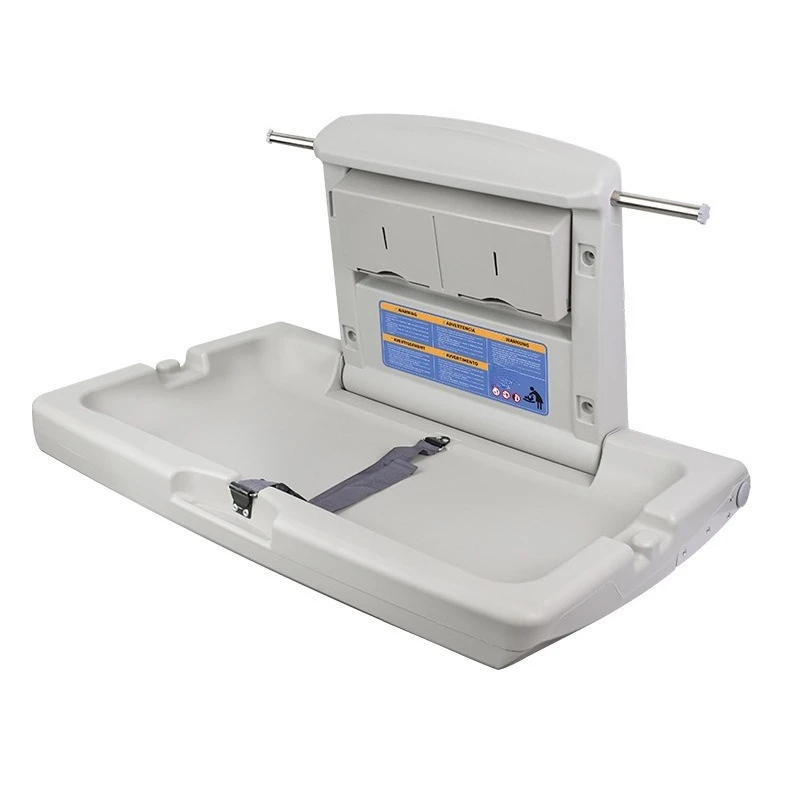 Wall-mounted foldable mother and baby room diaper changing table, mother and baby room nursing table