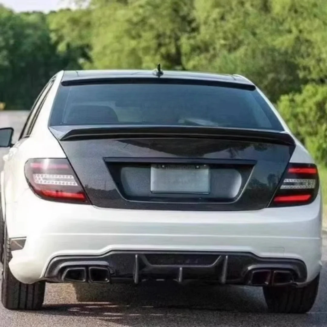 

Exact-Match FORMercedesBenz W204 C-Class C63 AMGCarbon Fiber Ducktail Trunk Lid