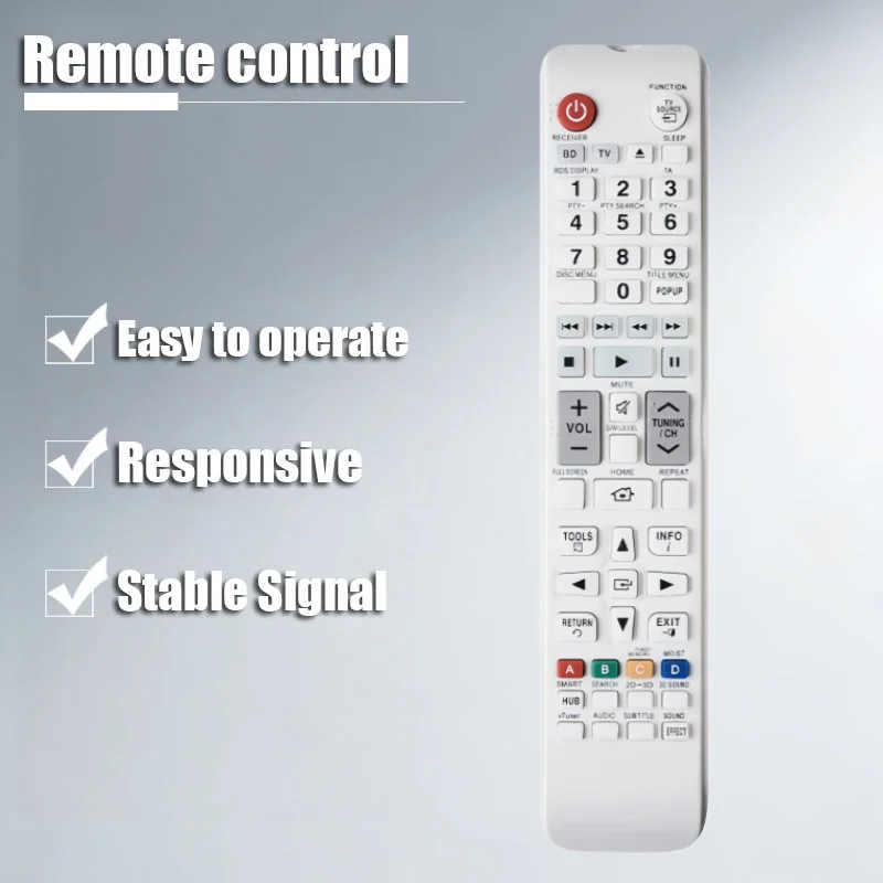 

Beyution AH59-02489A Replacement Remote Control Compatible with Samsung Blu-ray DVD Amplifier AH59-02489A AH5902489A HT-E5530 HT