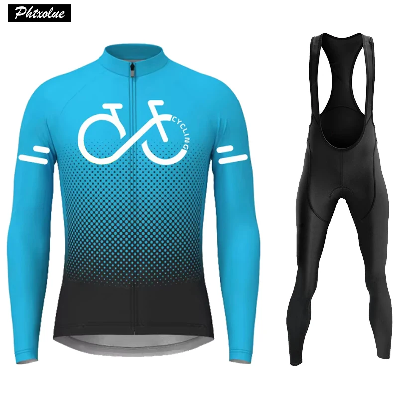 2024 Winter Thermal Fleece Cycling Clothing Jerseys Set Men MTB Bicycle Bike Clothes Kit Suit Uniform Maillot Ropa Ciclismo