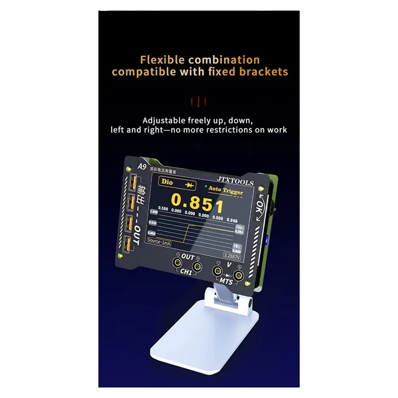 

Многофункциональный измеритель волновых форм CYCLI A9: высокоточный регистратор данных напряжения и тока с управлением через ПК