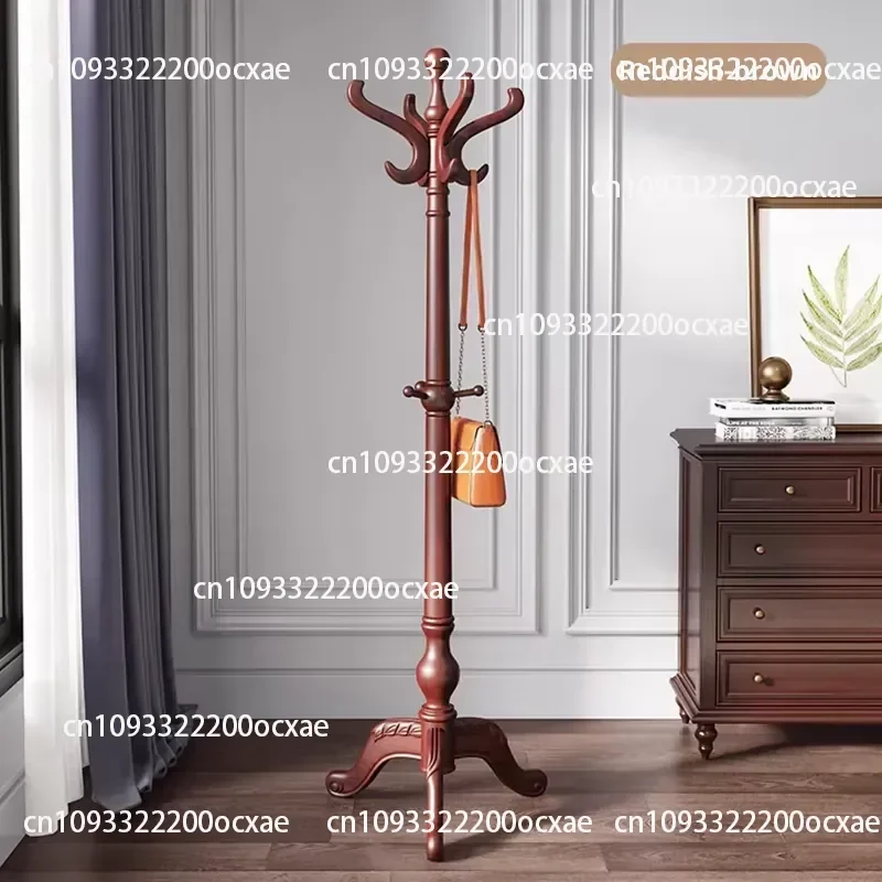 Standing Wooden Jacket Hanger Standing Hat Hanger Holder