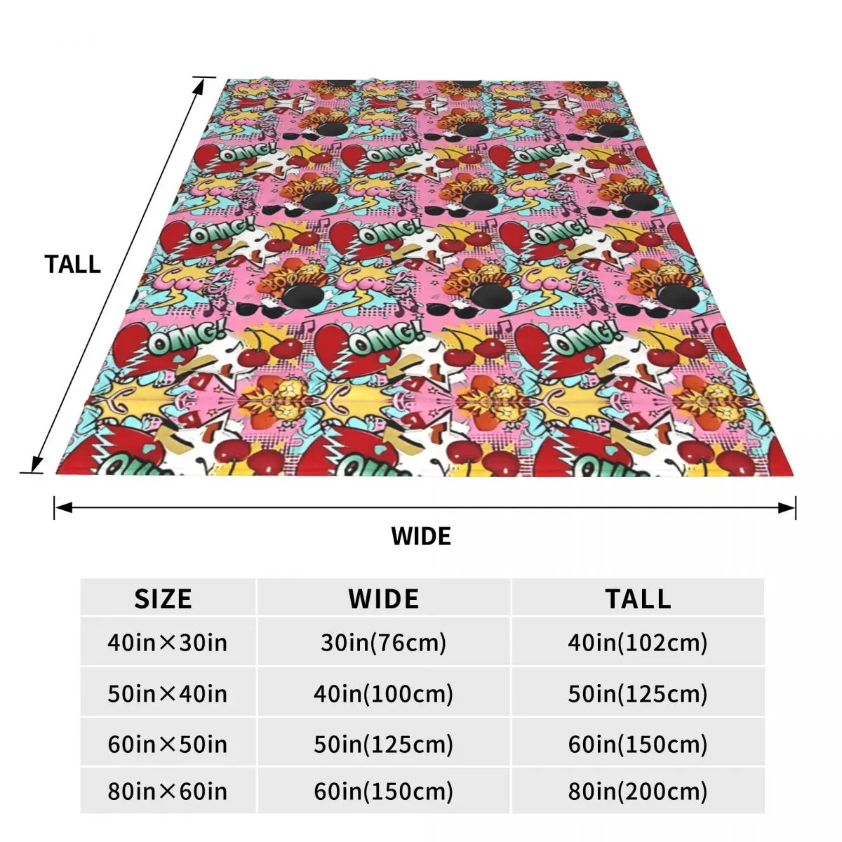 Comic Book Explosion Vintage Graffiti Art Pattern Blankets Quality Throw Blanket Winter Travel Couch Chair Novelty Bedspread