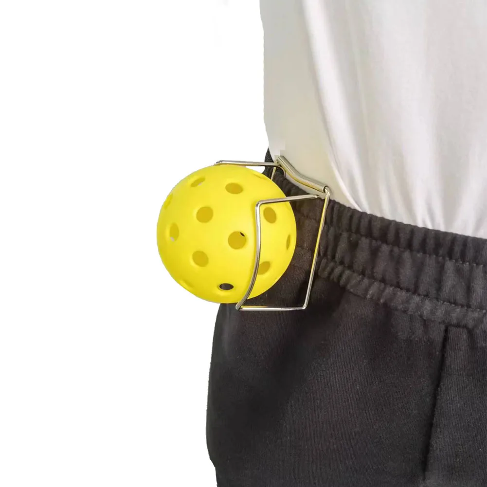 Pickleball holder Pickleball Tennis Ball Waist Clip holder For Training Easy pick up and serve ball