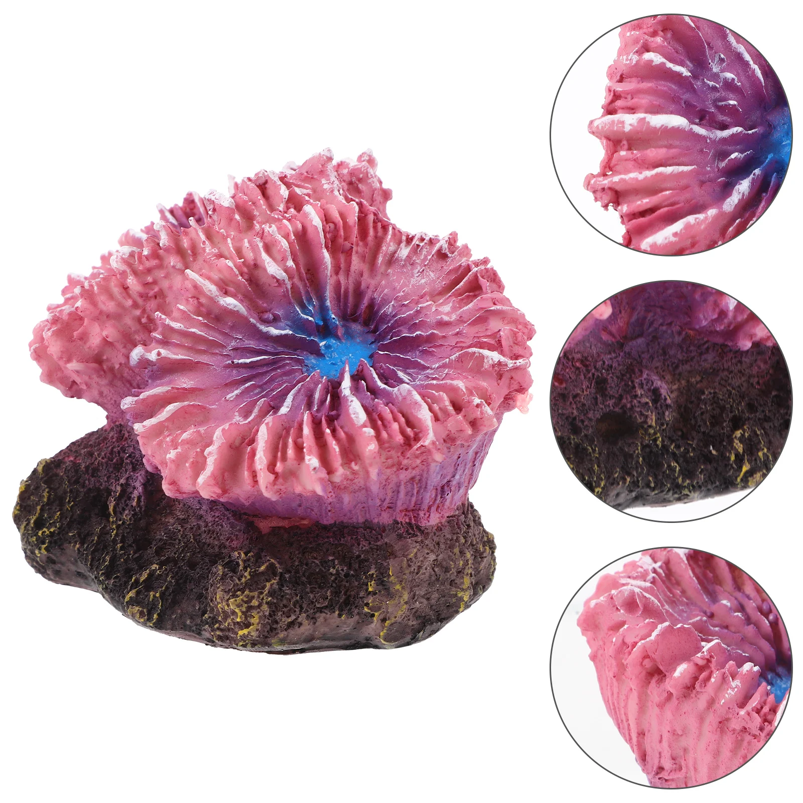 

Artificial Coral Reef Aquarium Decorations for Fish Tank Freshwater Saltwater Safe Lightweight Resin Coral Ornament Landscape