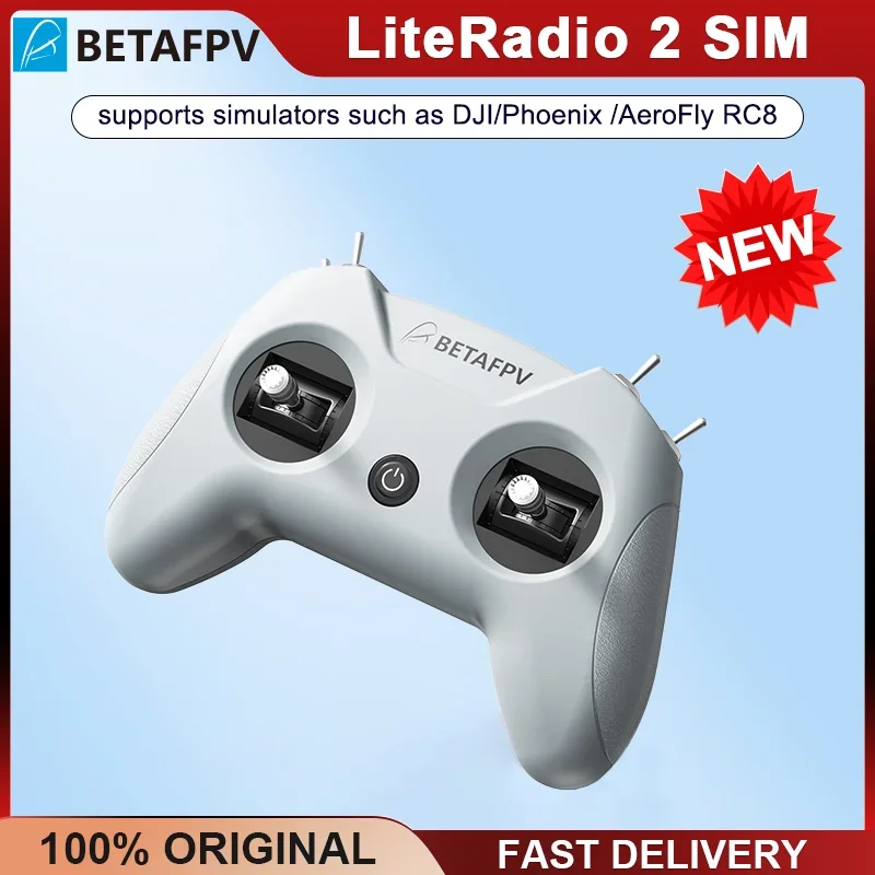 BETAFPV LiteRadio 2 SIM 송신기 - DJI 및 Phoenix RC8 FPV 시뮬레이터와 호환 가능