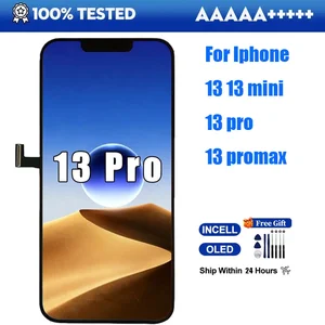 Bilashmart Replacement LCD OLED Display iPhone 13 13 mini pro promax Touch Screen with Glass Digitizer Mounted and Repair Tool Kit