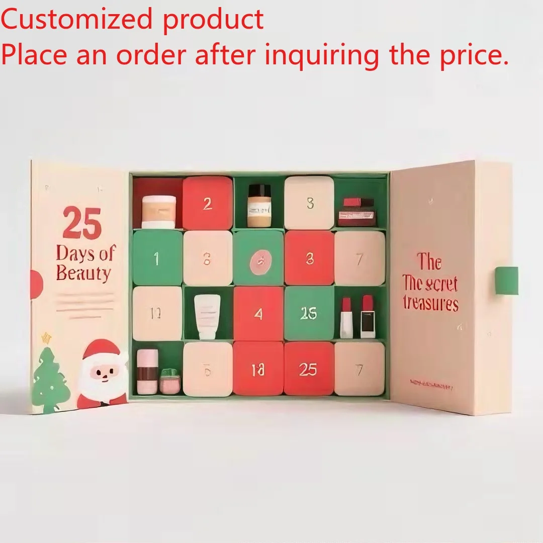 

Customized queryCustom for FSC Paper Christmas Makeup Advent Calendar Cosmetic Box Packaged with Readable for FSC Certification