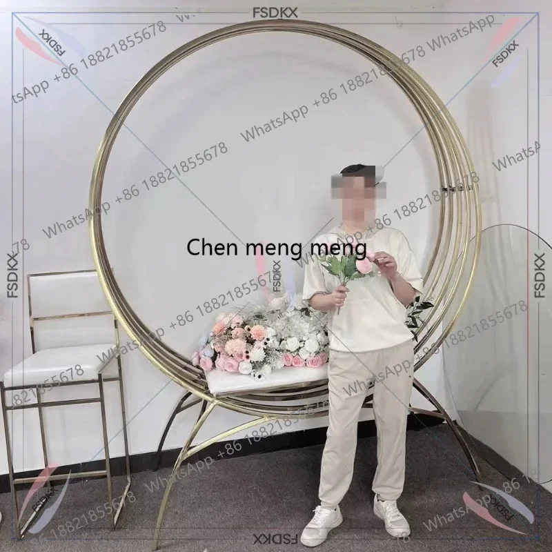 

F150 Moon Circle Luxury Event Furniture Marriage Bridal Sofa Wedding Chair