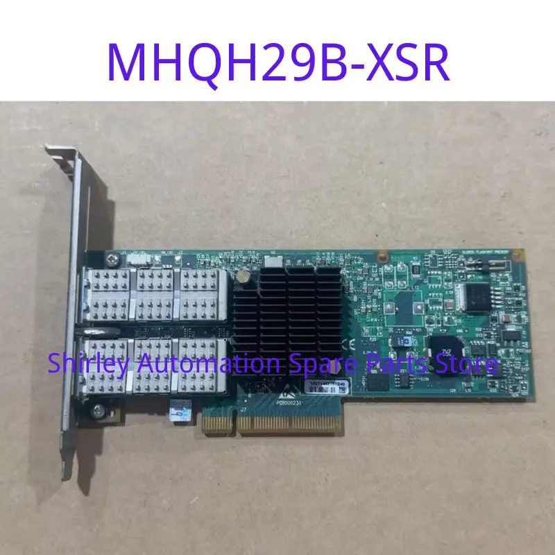 

Б/у двухпортовая оптоволоконная сетевая карта MHQH29B-XSR 375-3696-01