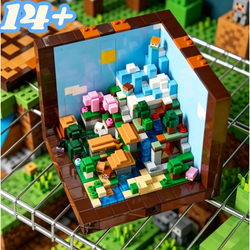 2026 New Creative Workbench Compatible Building Blocks 1195pcs Bricks Model Diy Desktop Ornament Creative Birthday Christmas