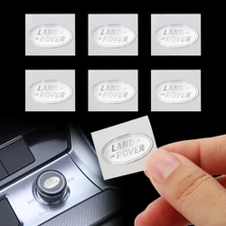 Car Styling 10/20pcs Metal Badges Interior Window Stickers Decal For Land Rover Range Rover Evoque Velar Defender Discovery