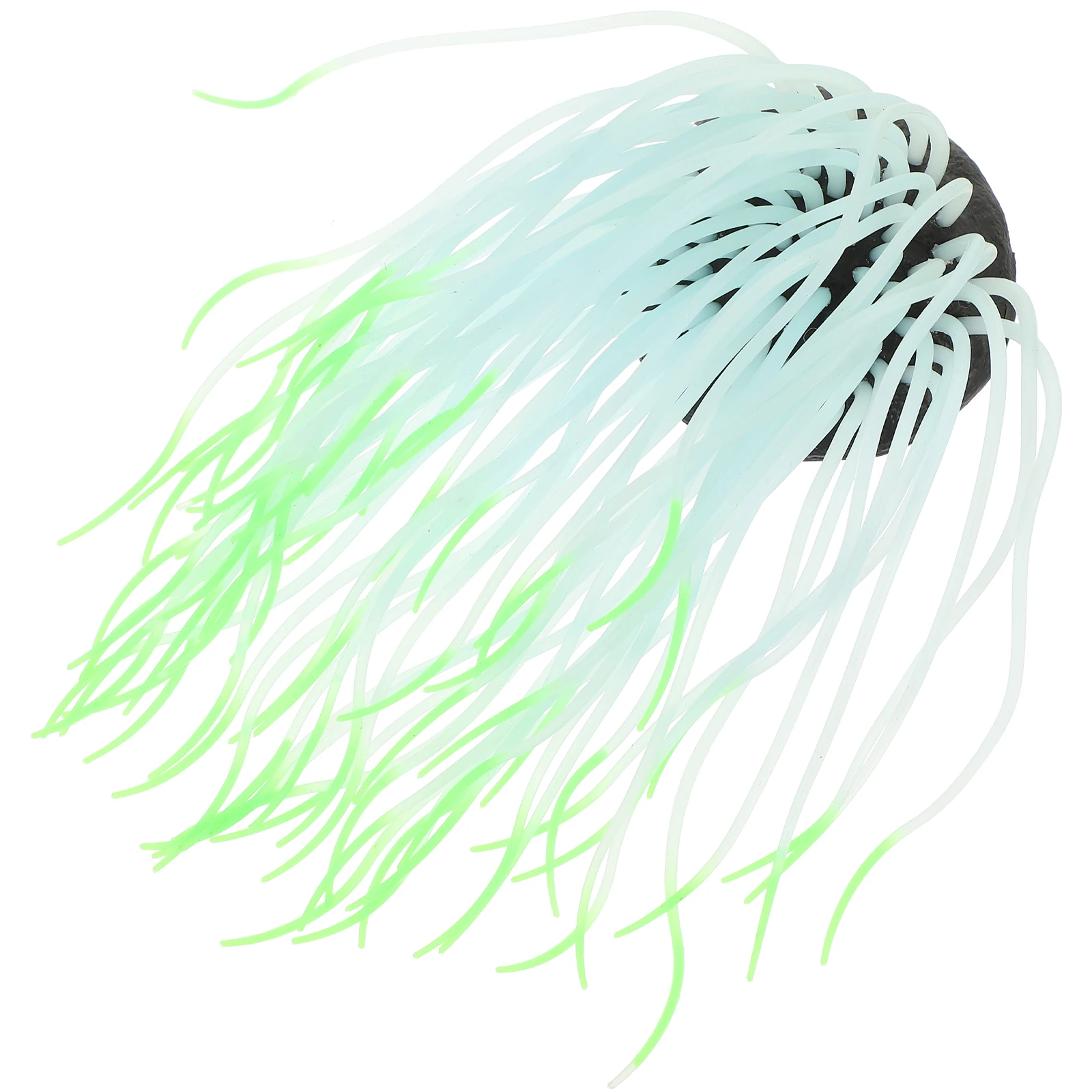 

Luminous Sea Anemone Silicone Aquarium Ornament Decoration Lifelike Soft Coral Fish Tank Decor Durable Safe For Freshwater