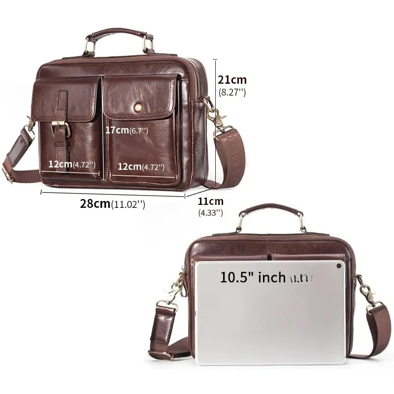 العلامة التجارية الجديدة جلد البقر حقيبة ساعي الرجال حقيبة يد جلدية حقيقية الذكور السفر وسادة حقيبة كتف للرجال مكتب حقيبة اليد