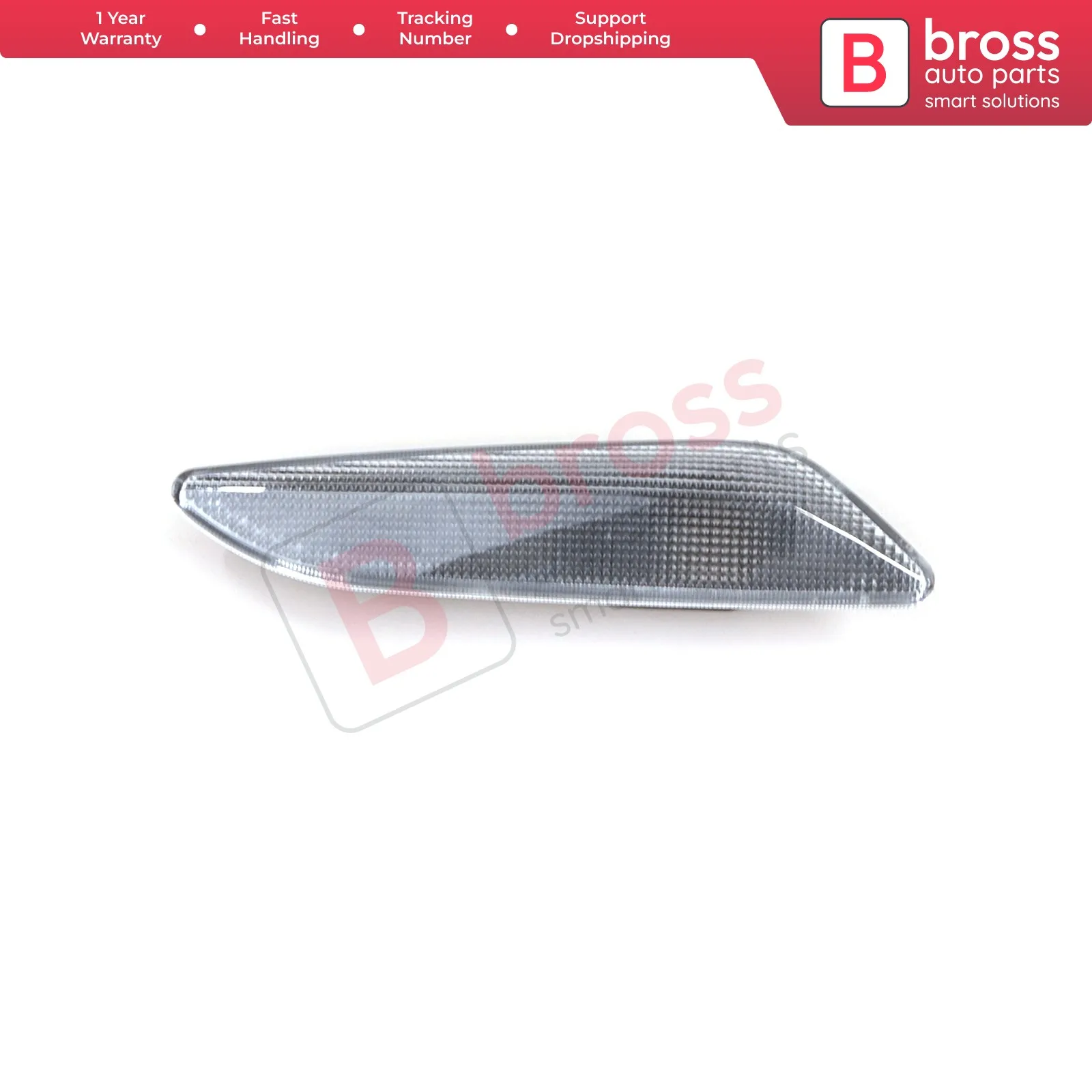 BSP1130-1 LEFT  Side Indicator Repeater Lamp Signal White for Fiat Egea Tipo 356 Alfa 147 156 Lancia Delta Ypsilon 3 60686517