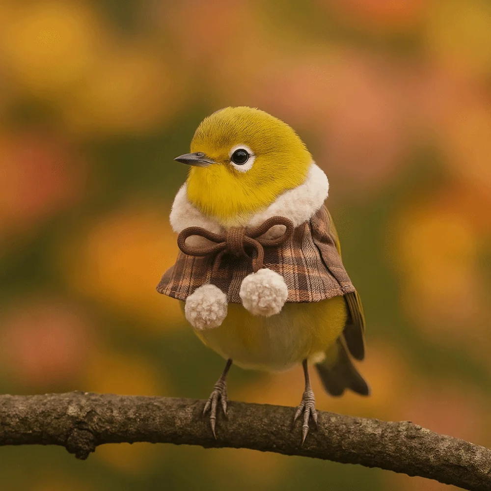 أنيق دافئ منقوشة الهامستر كيب مريح يندبروف الطيور تأثيري الملابس قابل للتعديل فروي طوق وشاح مجموعة زي الطرف