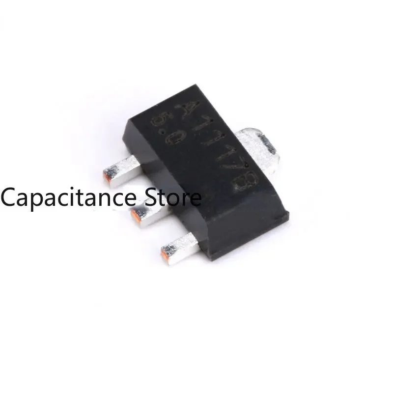 

10PCS Original Genuine CJA1117B-5.0 SOT-89 1A/5V/0.5W Linear Voltage Regulator Circuit Chip