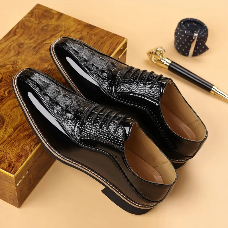 Large Size38-48 Men's Shoes Classic Business Formal Shoes Fashion Casual Leather Shoe Luxury Men Wedding Shoes Zapatos De Hombre