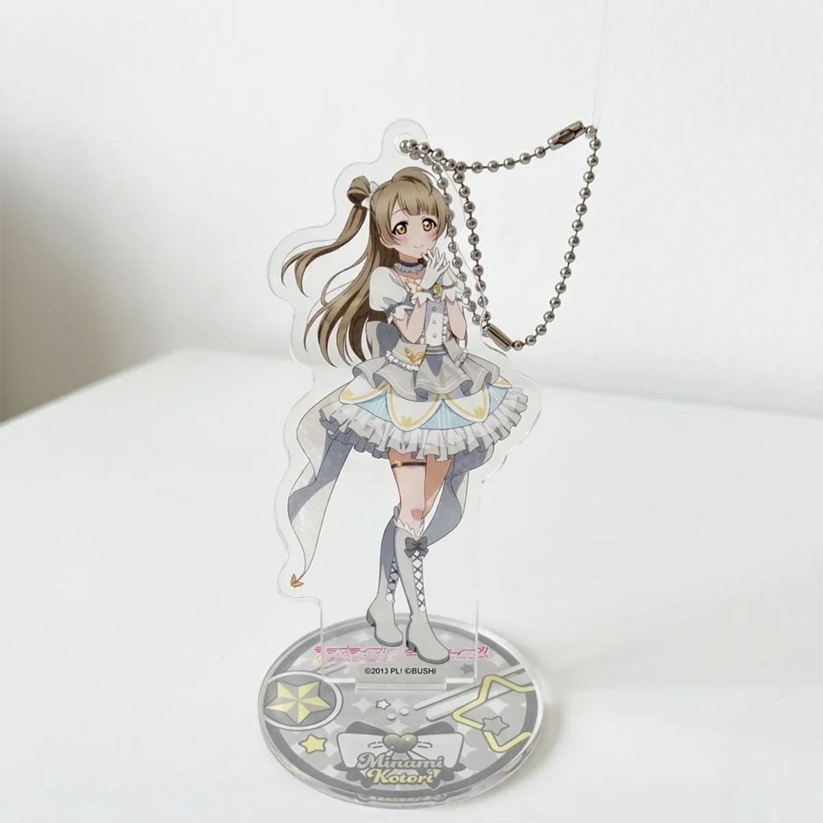 Anime Love Live! 15Cm Acrylic Standee & Keychain Set, Honoka Kousaka, Halloween Gift, Desktop Collectible, Otaku Table Display D