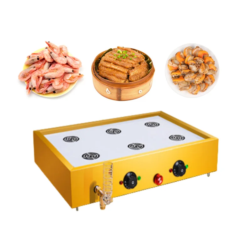 220 فولت كعكة صينية كهربائية صغيرة باوزي زلابية باخرة آلة التجارية الفولاذ المقاوم للصدأ قدر الغذاء البخاري مع 2/4/6 منفذ البخار