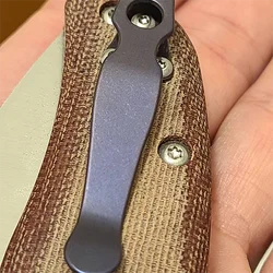 Titan legierung 4 Farben Klappmesser tief tragen Taschen clip Rücken klemme für Spyderco Shaman C229 DIY Herstellung Zubehör Teile